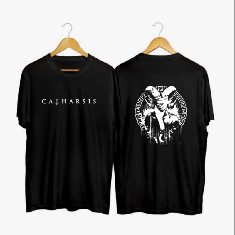 KAOS DISTRO BAND METAL CATHARSIS SATYR EMPIRE SPECIAL LIMITED III 100% PREMIUM UNISEX