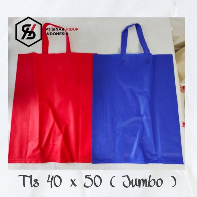 Sale Tas Kain Spunbond Tali Goodie Bag Uk 40 X 50 Jumbo - Paling Dicari
