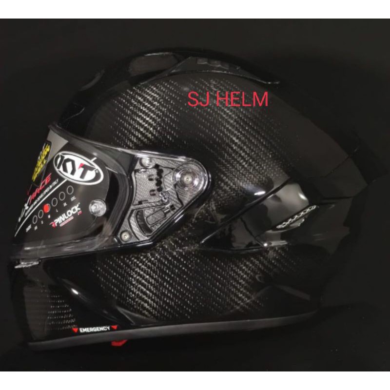 HELM KYT NX RACE CARBON ORIGINAL PAKKING KARDUS
