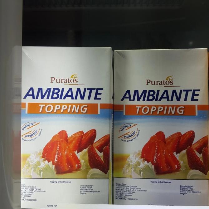 

(BISA COD) ambiante non dairy whip 1ltr