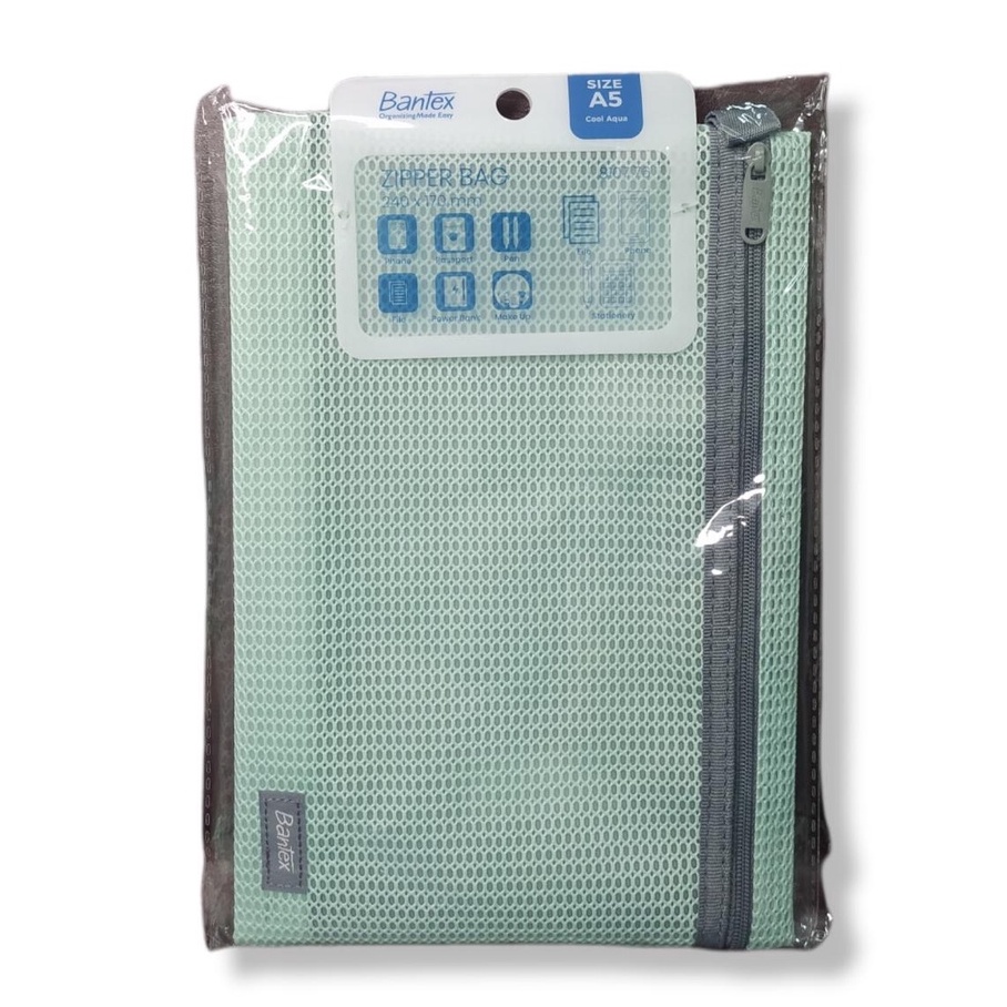 

Gramedia Medan - BANTEX ZIPPER STORAGE BAG A5 SIZE 8107 76 CRD