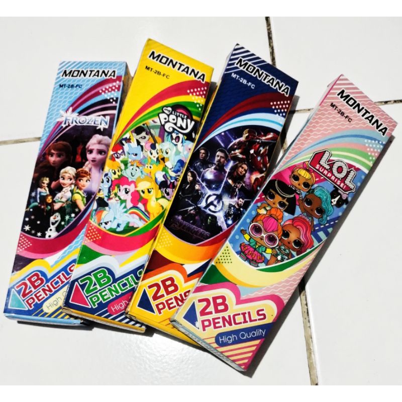 

Pensil 2 B Karakter Disney Per 1 Lusin ( 12 batang )