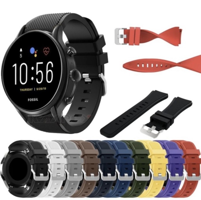 TALI JAM STRAP RUBBER SPORT SILIKON BAND FOSSIL SMART WATCH GEN 4 5