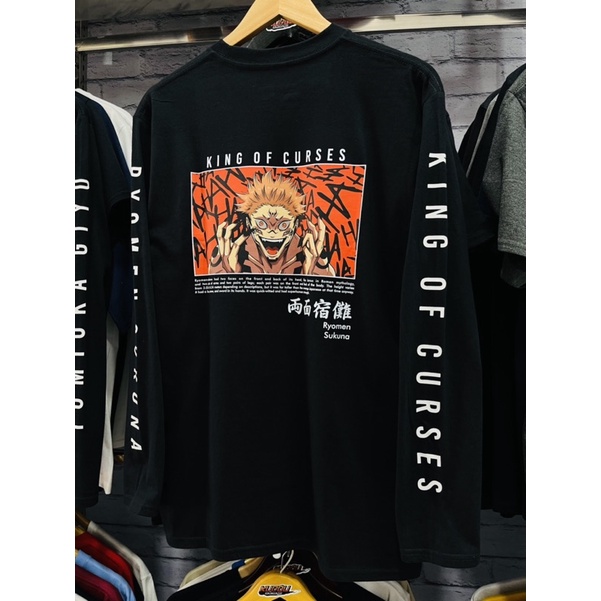 Longsleeve Sukuna King Curses Jujutsu Kaisen Anime Manga Premium