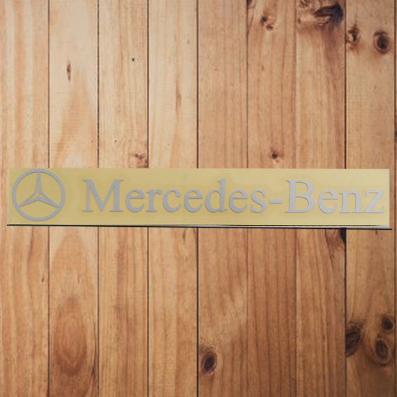Stiker Mercedes Benz Textline
