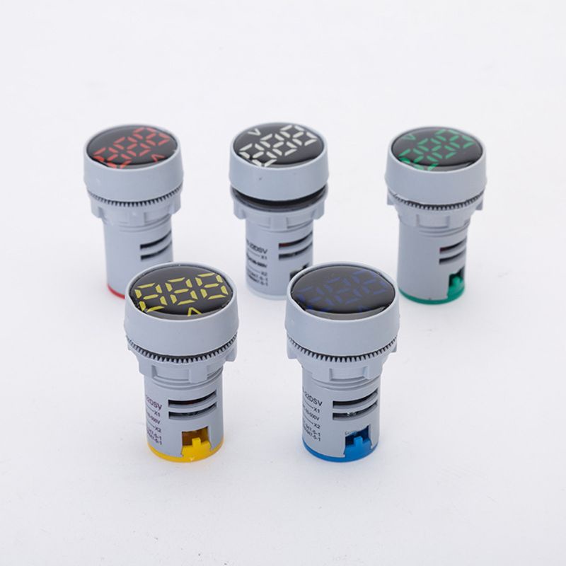 Btsg Diameter 22mm Round Voltage Signal Monitor Praktis AC 24-500V Voltmeter Light