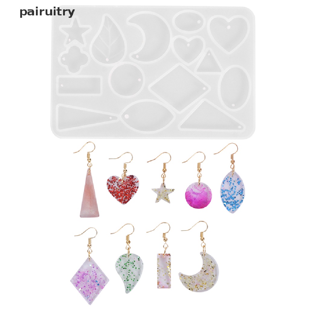 Cetakan Resin Bahan Silikon Untuk Membuat Perhiasan Anting Kalung Liontin