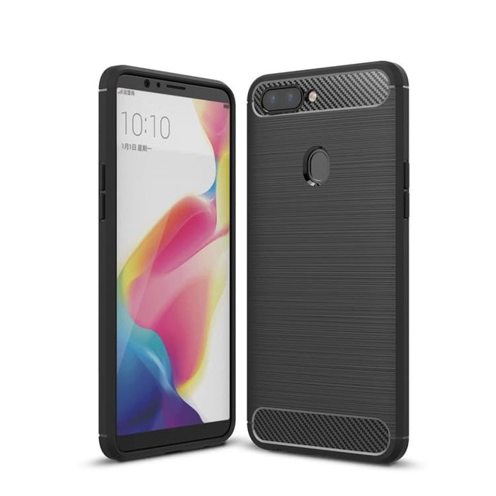 SS8431 - BRUSHED COMBINATION CASE OPPO R11S BLACK
