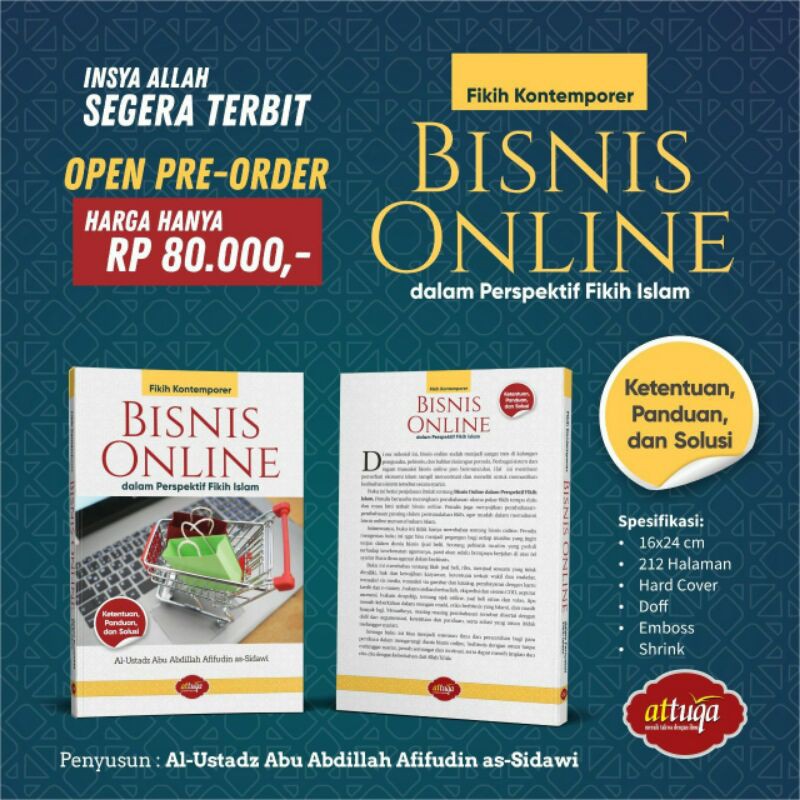 Buku Fikih Kontemporer : BISNIS ONLINE