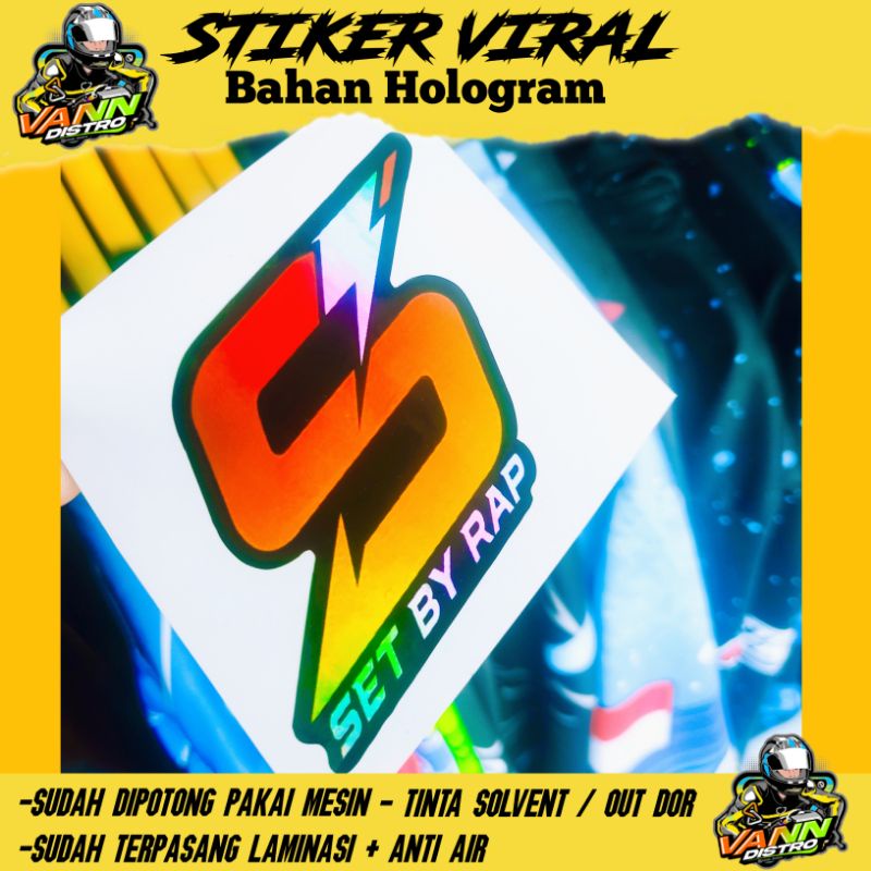 stiker SET BY RAP