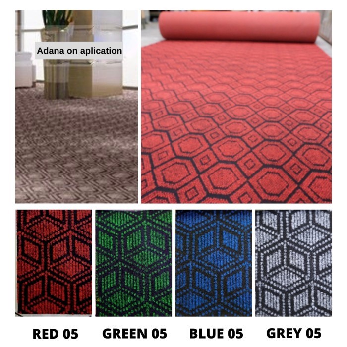 KARPET BRUDU ADANA KARPET WOOL MOTIF METERAN 160X200 DAN 180X200