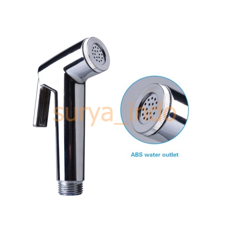 JET SHOWER SET KEPALA BIDET + SELANG SHOWER 150 CM SHOWER CEBOK CHROME