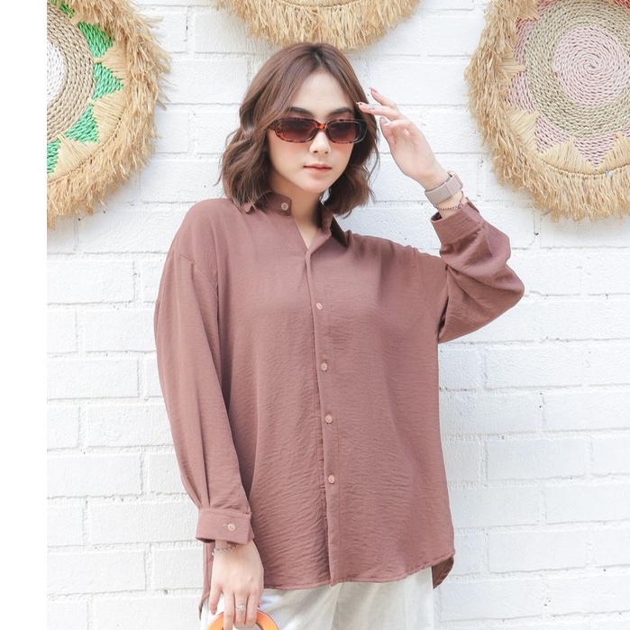 Miko Basic Blouse - Blouse Wanita Polos