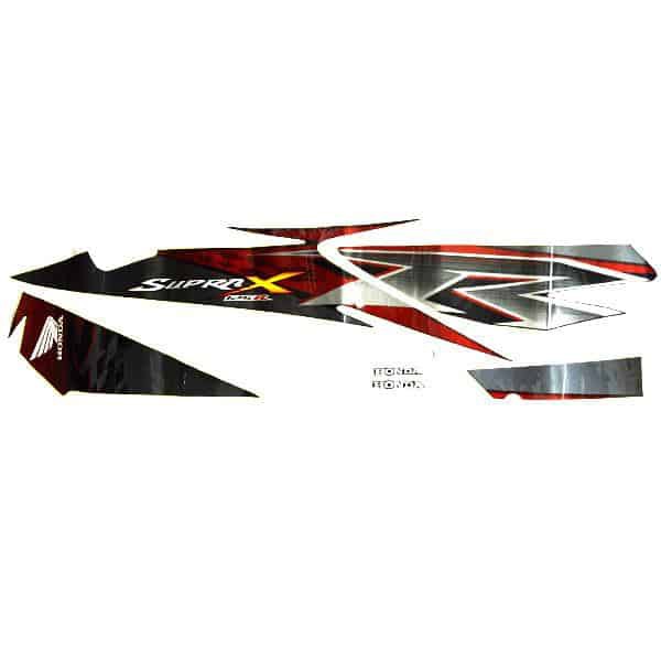 Sticker Body Kanan Black Red 01 Supra X 125 871X0KYL660ZAR M01