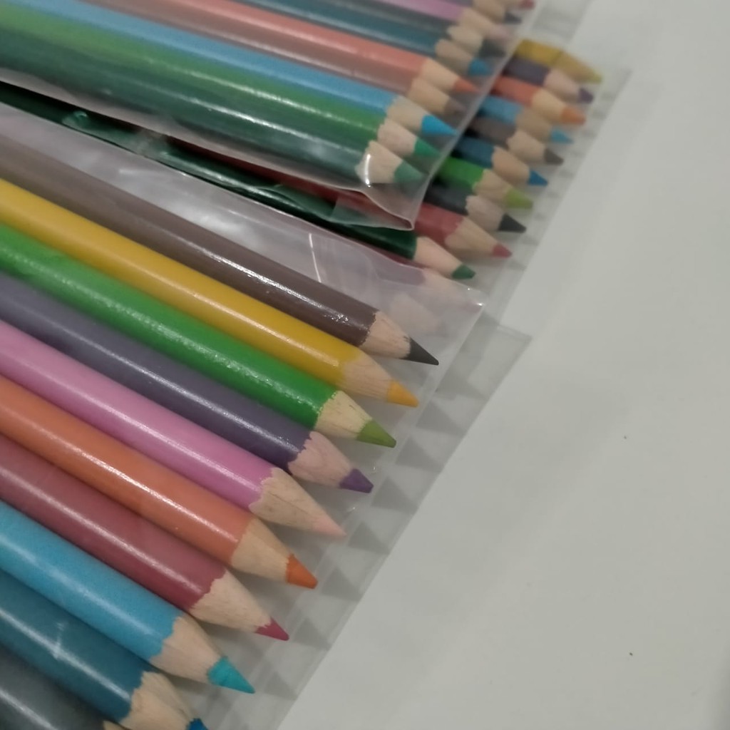 PENSIL WARNA WARNI SATUAN PANJANG Kayu Lengkap Bagus Set Murah Gambar Lukis Color Pencil Terbaik-2