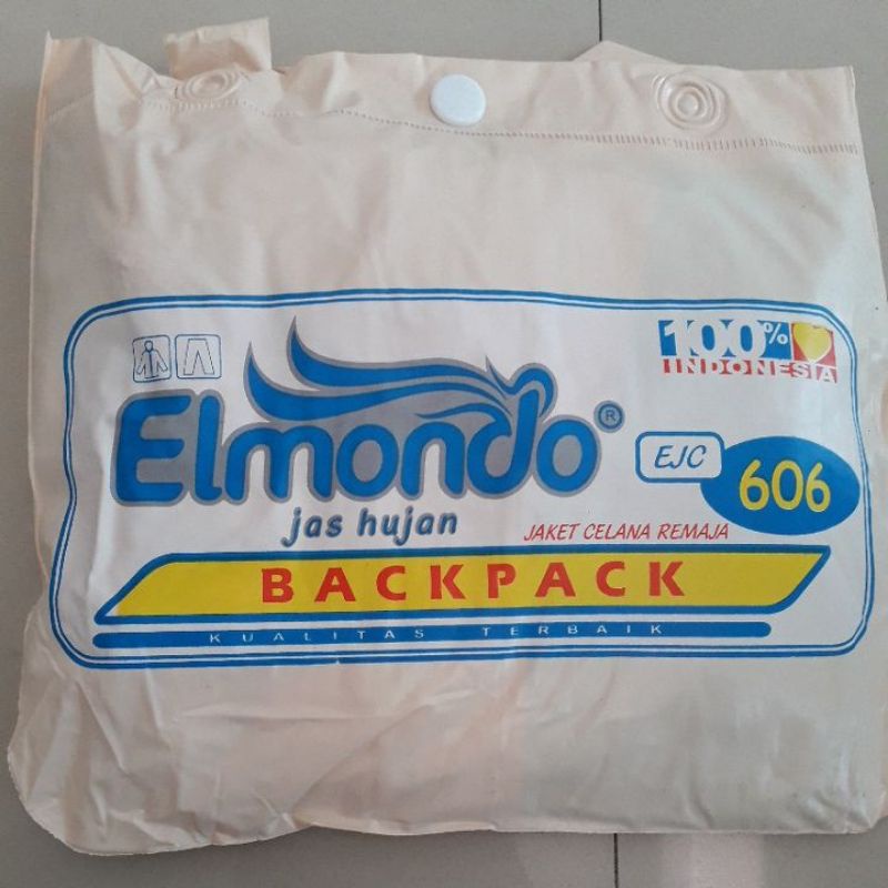 Jas Hujan Jaket Celana Remaja Backpack elmondo