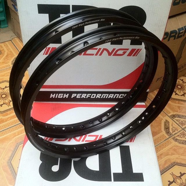 RESTOCK VELG ORI TDR W-SHAPE HITAM 17 140-160 sepasang