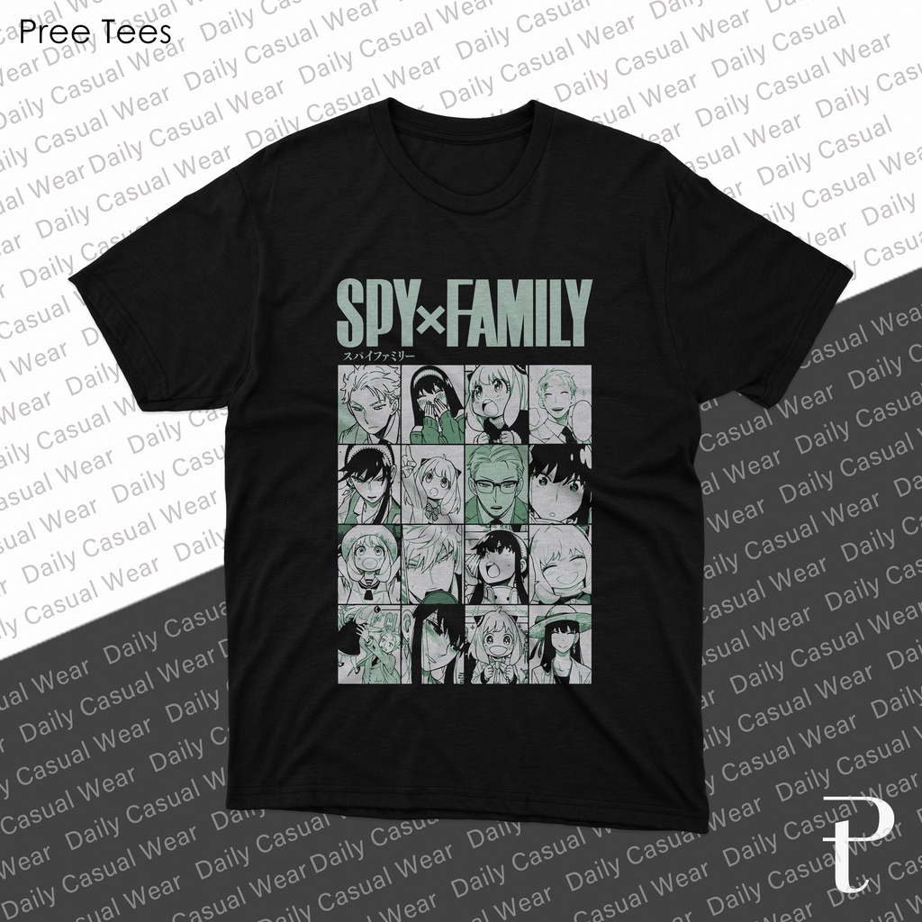 Kaos Anime Spy X Family 2 Forger Family Baju Anime Jepang