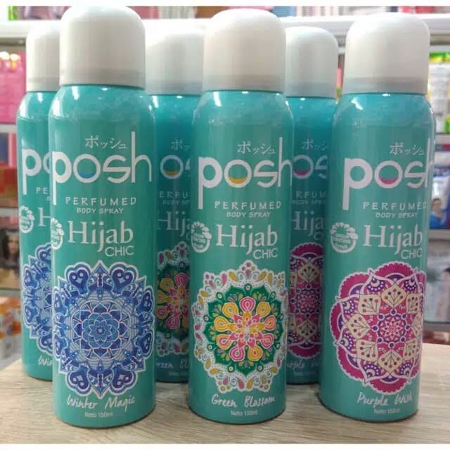 posh hijab chic body spray parfum perfume