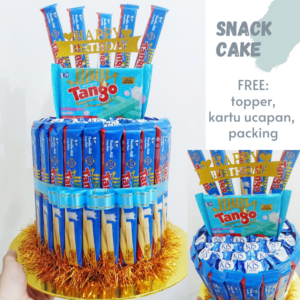 Snack Cake / Snack Tower 1 Tingkat (ultah/wisuda/hadiah)