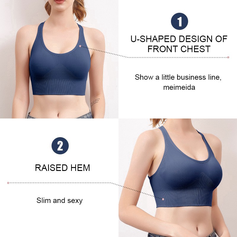 Pennay Women Underwear - Sport Bra Model Seamless Untuk Fitness Gym Yoga Zumba