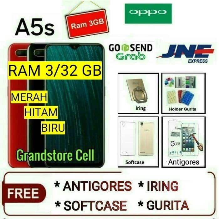 OPPO A5S RAM 2 32 GB GARANSI RESMI OPPO INDONESIA -