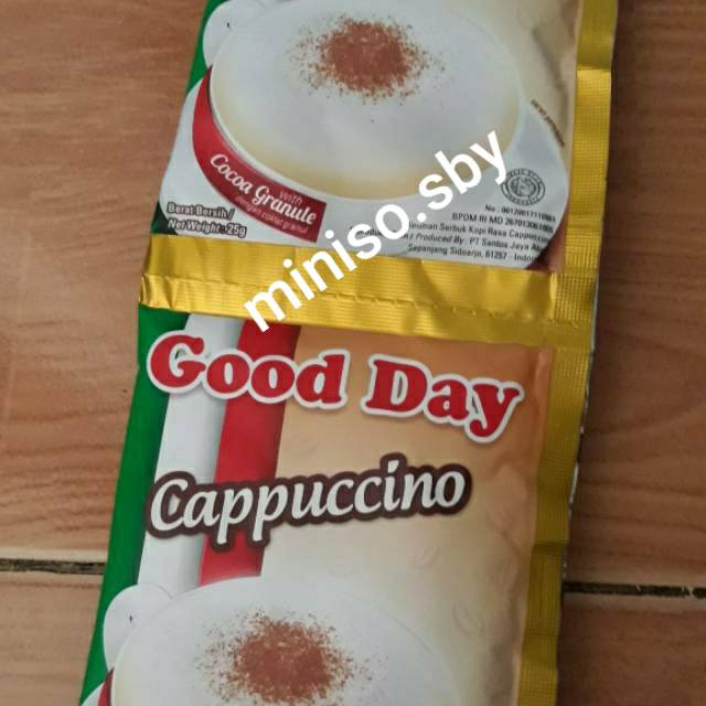 

Good day cappuccino rtg isi 10 pcs