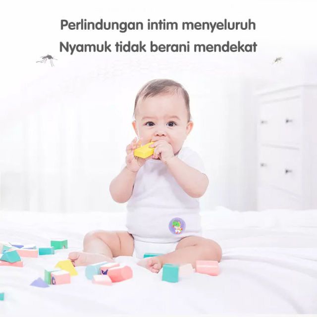 Stiker Pengusir Nyamuk Bayi / Stiker Pengusir Nyamuk Kartun Anak-anak Tanaman Minyak Esensial