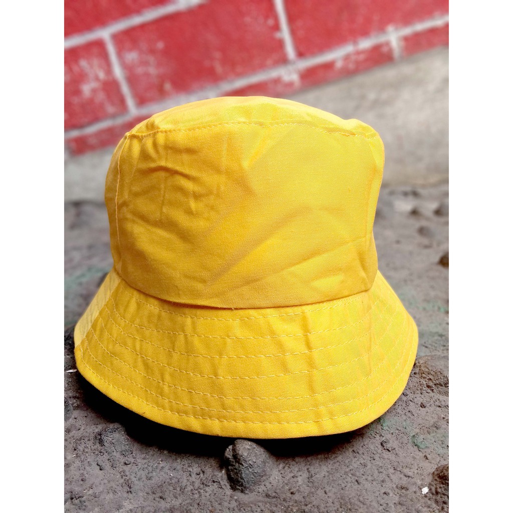 Bucket hat polos/keren/murah/bucket Hat Polos murah AOS