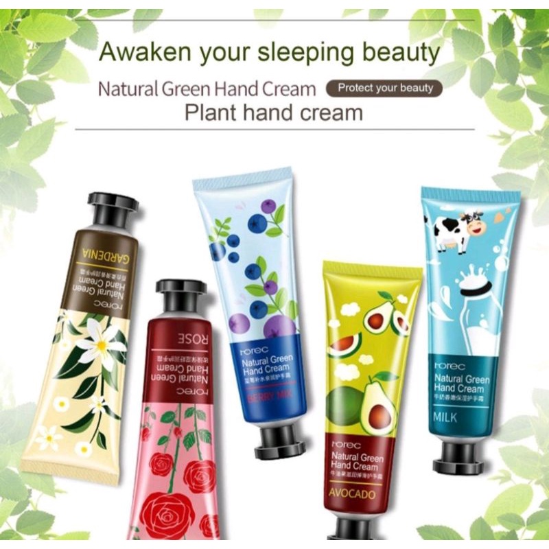 Rorec Hand Cream Lotion Moisturizing Gift Nourishing Fragrance Krim Lotion Pelembut Tangan Anti Keriput dan Penuaan Dini