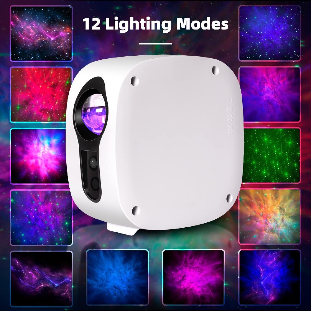 Starry Sky Projection Lamp - Lampu Malam Atmosfer Bulan Bintang