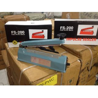 Impulse Sealer/ Press Plastik 20 cm Body Besi Trafo Besar