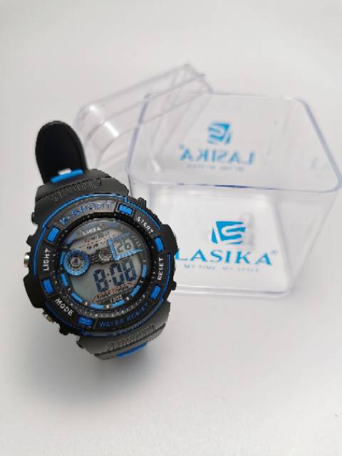 Jam tangan digital Remaja Sporty water Resist Lasika 802