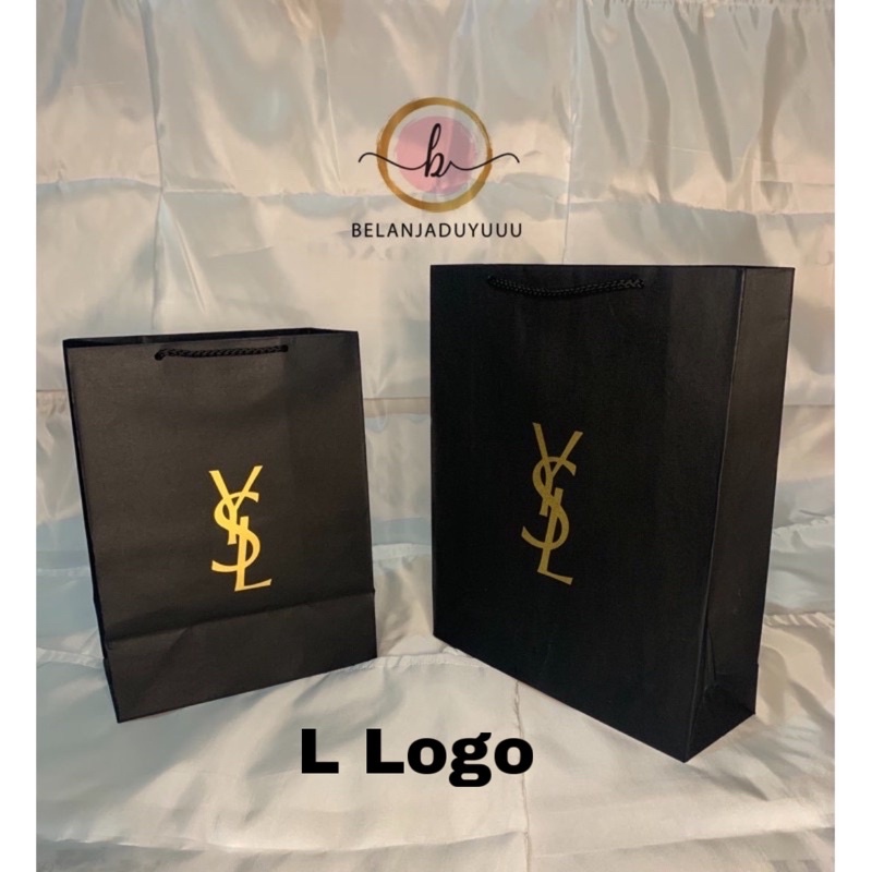 Paper Bag YSL /  Paperbag Branded / Shopping Bag Branded Termurah  (Ready Stock Jakarta )