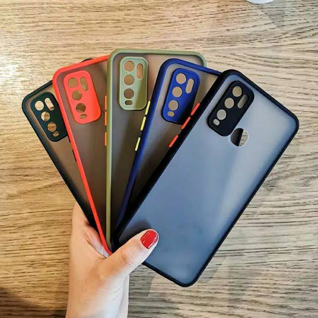 Realme Narzo 50 5G 6.6&quot; Case Clear Aero Oem Auto Focus 3D Camera Black Macaron Anti Shocking Pro Camera