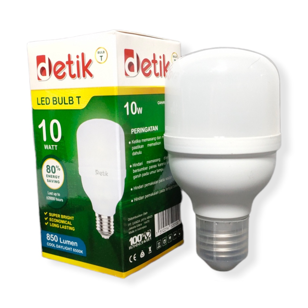 DETIK Lampu LED Capsule 10 Watt - Cahaya Putih (Garansi 1 Tahun)