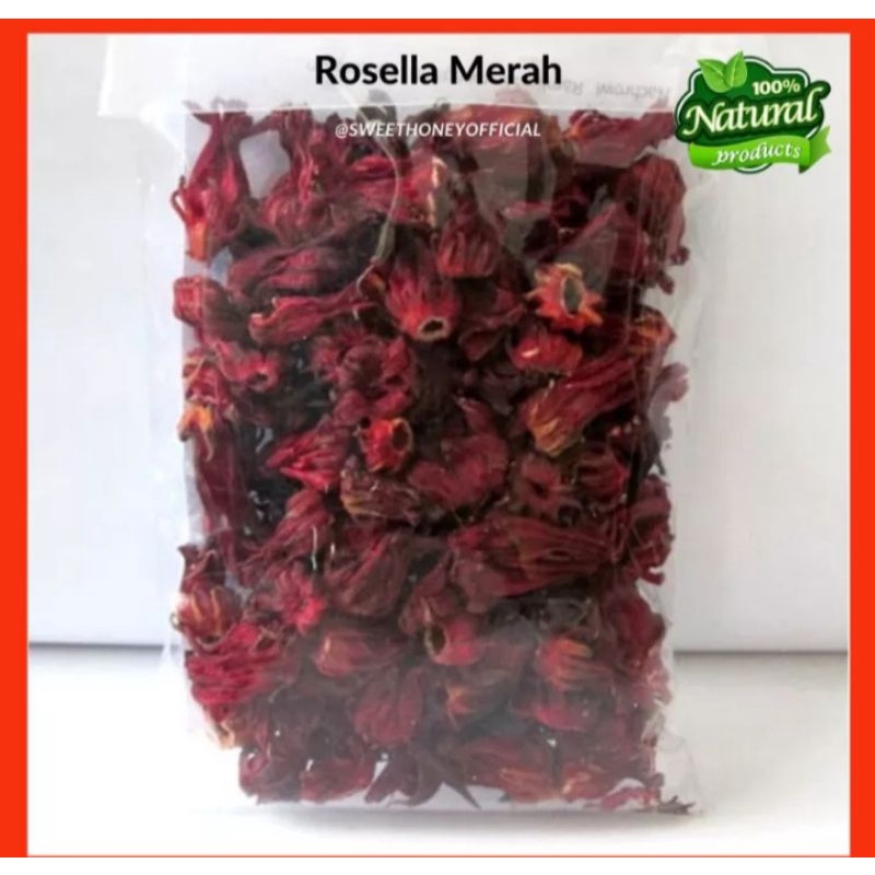 

teh bunga Rosella merah/teh herbal/teh alami