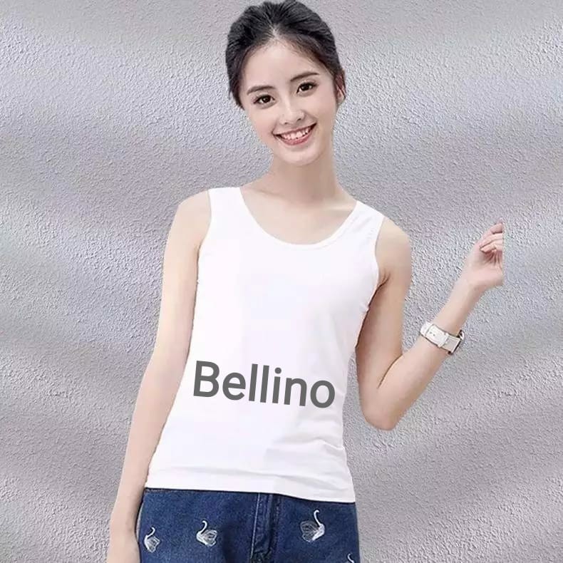 Premium Singlet Wanita Putih  Dalaman Kaos Anak Remaja Sekolah SMP SMA Pelajar Tangtop Tali Lebar Bahan Super Adem Sejuk