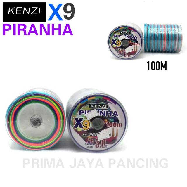 Senar PE/Nylon Kenzi Piranha X9 2.0/3.0/8.0