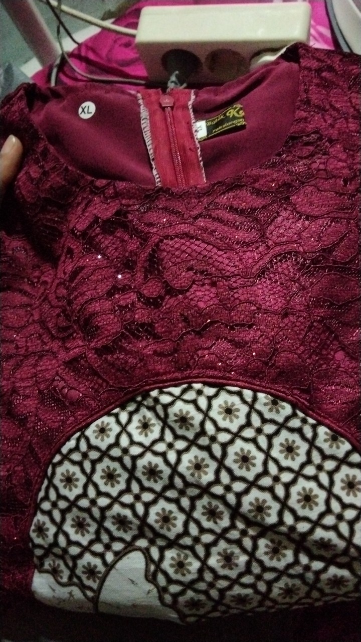 Gamis Couple • Gamis Brukat Maxmara Tile Jaring • Kemeja Batik Pria Terlaris Best Seller Berkualitas