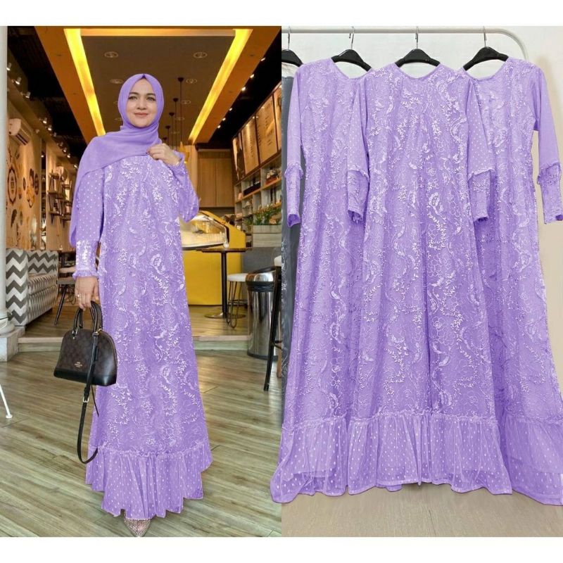 Baju Lebaran Terbaru 2022 Gamis Pesta Kondangan Elegan Mewah Terbaru 2021 2022 Gamis Muslim Wanita B