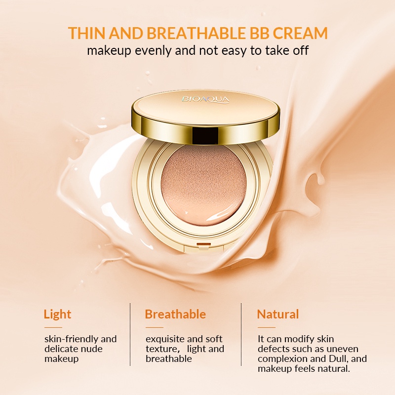 ★ BB ★  Bioaqua Cosmetics Hydrating Soft And Flawless Air Cushion BB Cream - BIO AQUA