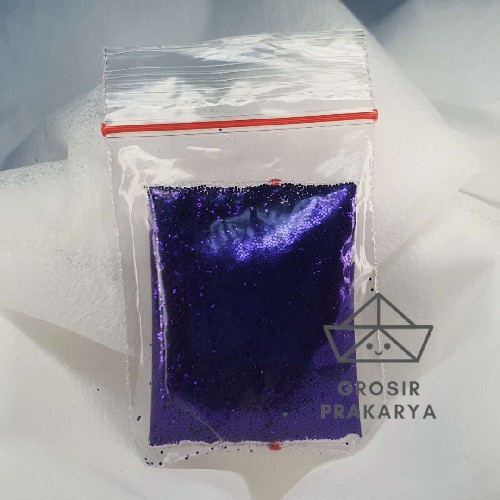 Sparkle Glitter PURPLE 3 gr 3gr Ungu Violet Powder Serbuk Warna Warni Eceran Sablon Resin Pernak Pernik Hiasan Bubuk Padat DIY Kerajinan Kesenian Art Prakarya Seni Perlengkapan Bahan Face Craft Crafting Paint Painting Color Stabilo Grosir Prakarya Malang