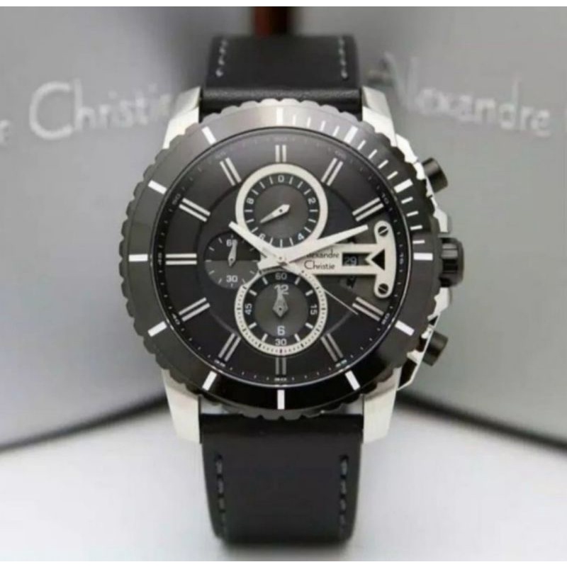 Alexandre Christie 6527  Jam Tangan Pria Original