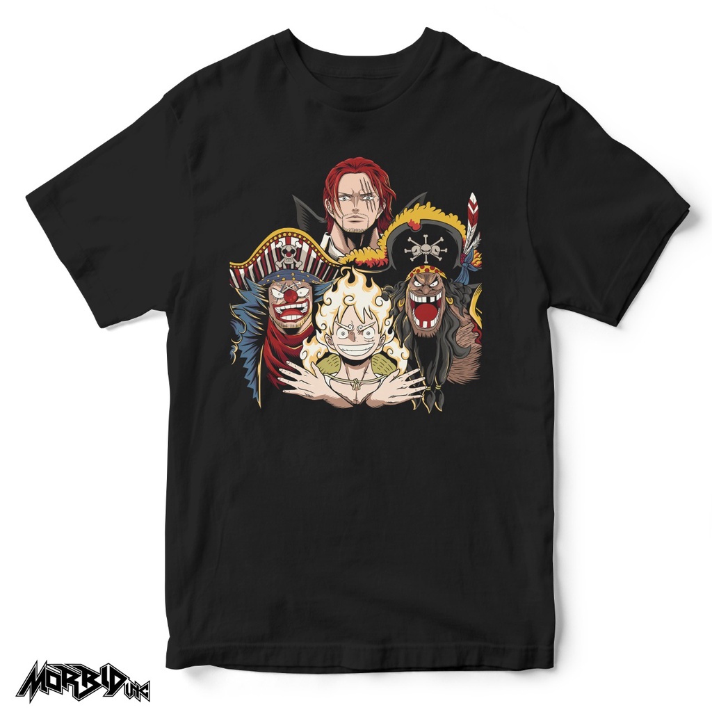 Kaos / T-Shirt Anime One Piece Yonko - New Emperor Rhapsody ( Bohemian Rhapsody Parody )