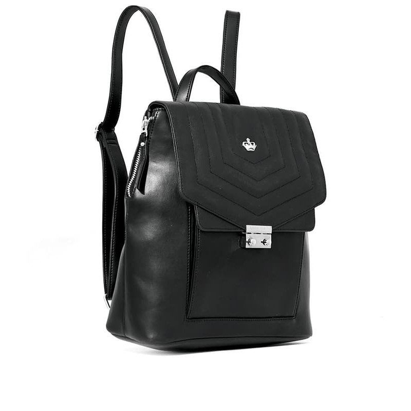 TAS RANSEL WANITA SOPHIE MARTIN BACKPACK HITAM KULIT BILLON T4483B5 A