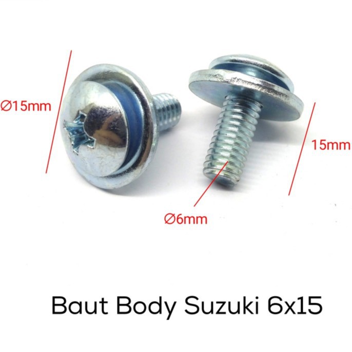 BAUT BODY SUZUKI / BAUT OBENG M6 X 15