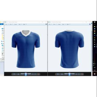 Download Mockup jersey, kaos, futsal, e-sport lengan pendek kerah V ...