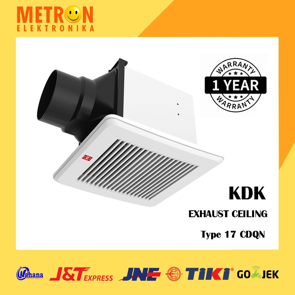 KDK 17 CDQN EXHAUST CEILING SIRROCCO 6 INCH / 17CDQN