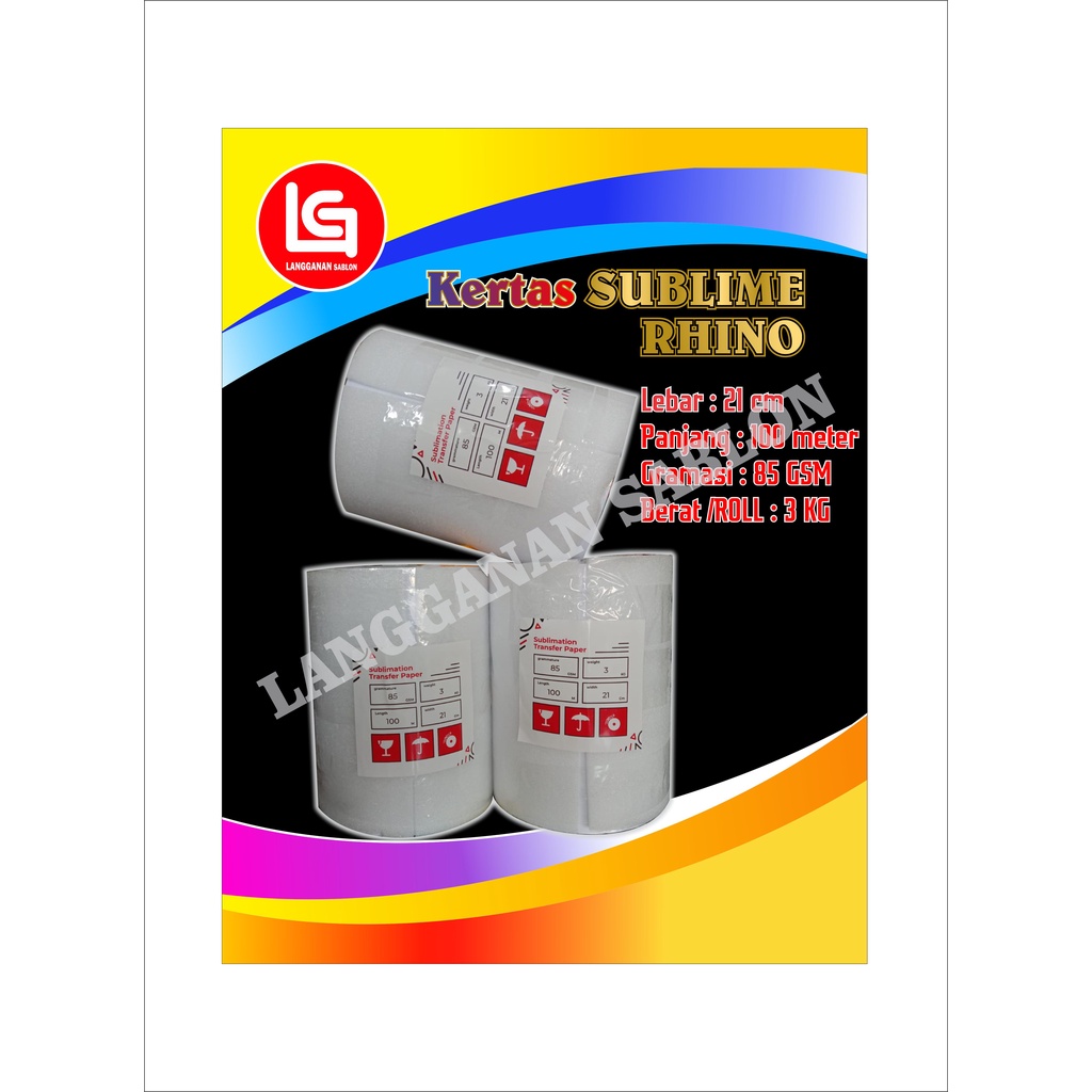 

Sublimation Transfer Paper Roll Rhino
